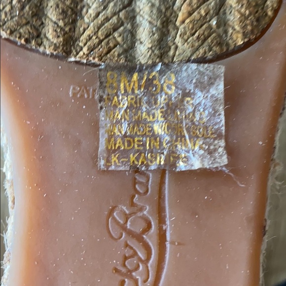 LUCKY Brand Black Open Toe Wedges - Picture 9 of 9